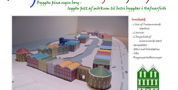 Byggðu þína eigin Hansaborg - módelbygging
